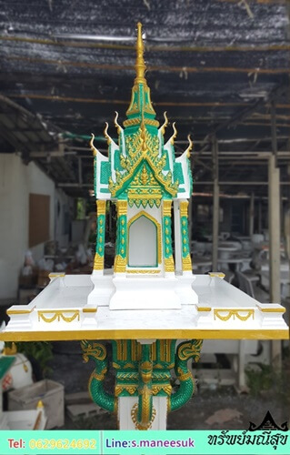 ตัวเรือนศาลพระภูมิหงษ์